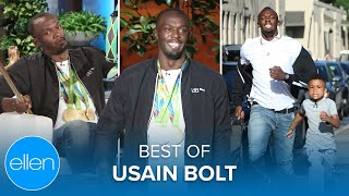 Best of Usain Bolt on the ‘Ellen’ Show [upl. by Mackie]