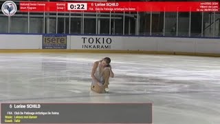 Lorine Schild – 2024 Masters de Patinage SP [upl. by Anivol]