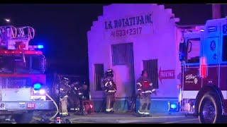 WATCH LIVE the scene after a tortilleria fire in central El Paso [upl. by Barker878]