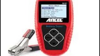 ANCEL Battery Tester BA101 [upl. by Aicnom]