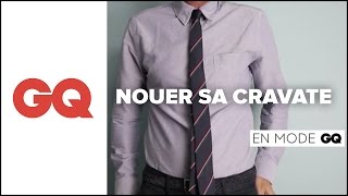 Comment faire un noeud de cravate stylé facilement   En Mode GQ [upl. by Eimmaj]