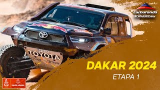 Dakar 2024  Resumen de la etapa 1 Al Ula  Al Henakiyah [upl. by Ddot]