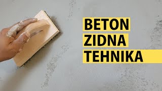 Kako da osvežite zid dekorativnom tehnikom od betona [upl. by Serles309]