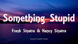 Frank Sinatra  Something Stupid Lyrics With Nancy Sinatra [upl. by Yarased]