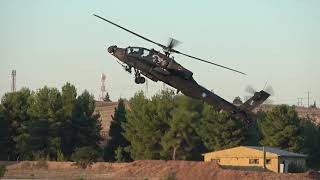 Athens Flying Week 2018 Hellenic Army Aviation Apache AH64A Pegasos [upl. by Herzen]