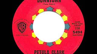 1965 HITS ARCHIVE Downtown  Petula Clark a 1 record [upl. by Haye]