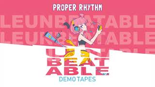 UNBEATABLE OST  PROPER RHYTHM by peak divide [upl. by Alesi259]