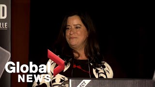 Canada Election Jody WilsonRaybould victory speech  FULL [upl. by Enitsirt646]