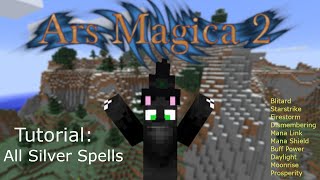 Minecraft Ars Magica 2 quotHow to Unlock Silver Spellsquot [upl. by Sager]