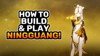 Ningguang Build Guide  The Best DPS ArtifactsWeapons  Tips amp Animation Cancels  Genshin Impact [upl. by Esilenna293]