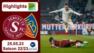 Highlights Servette  Genf FC vs FC Basel 25052023 [upl. by Petty17]