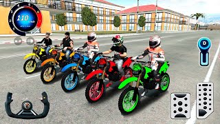 Motocross Madness Open Ciry Bike Racing Police 3D Driving For Android 3D Gameplay Xtreme Motorbike [upl. by Fulbert]