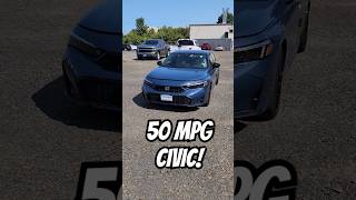 50 MPG Civic automobile civic honda cars cartok family sedan new hondacivic [upl. by Inah]