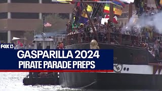 Gasparilla 2024 Tampa gears up for pirate festival [upl. by Yarod]