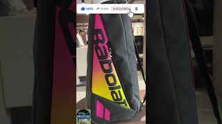 BABOLAT PURE AERO RAFA 2023 12R KIT BAG YELLOWPINKBLUE tennis babolat new kitbag [upl. by Hobey]