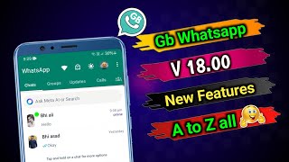 Gb Whatsapp v1800 new features  Gb Whatsapp new update v1800 all features and settings [upl. by Bettencourt]