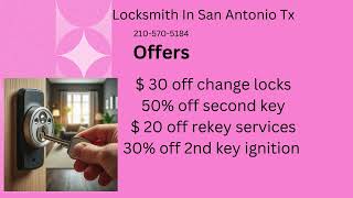 Locksmith In San Antonio Tx [upl. by Mandych843]