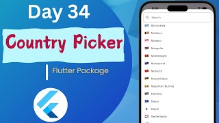 country picker in flutter How to create a Country Picker in Flutter App [upl. by Tran]