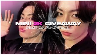 ♡ 2k Mini QR Code Giveaway  Alight Motion shakes coloring effects [upl. by Oralie874]