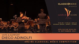 Diego Adinolfi  Violin  Brazil  Regional level  Worldvision 2021 [upl. by Ardine]