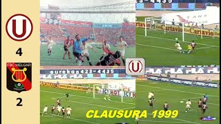 Universitario 4 vs Melgar 2  Resumen  1999  Goles Chemo Pajuelo Esidio y Cantoro ⚽ [upl. by Alexandro]