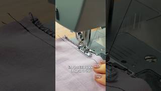 How to use the overcast foot to finish raw edges and save 💸 on a serger sewing sewingtutorial [upl. by Steffy]