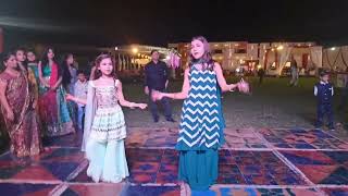 Banni Rajasthani Song  Mishty Kushwah And Chhavi Kushwah  Dance on Wedding Songs [upl. by Ahsiner897]