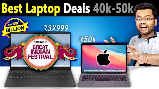 Best Laptop Under 50000 for Gaming Video Editing Coding in Flipkart Big Billion Days amp Amazon Sale [upl. by Yenots]