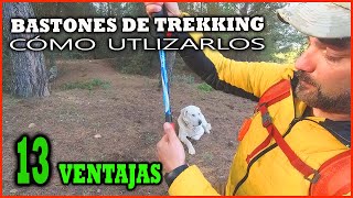 ✅ 13 VENTAJAS Y CÓMO UTILIZAR LOS BASTONES DE TREKKING O SENDERISMO [upl. by Liamsi730]