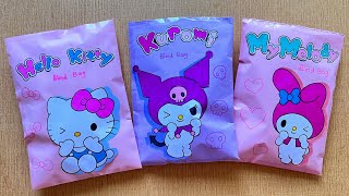 Blind Bag paper 💖 Sanrio Compilation 🍓 ASMR 🍓 satisfying opening blind bag [upl. by Idissac944]