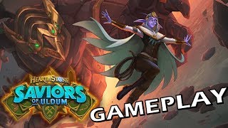 Hearthstone  Saviors of Uldum New Cards Gameplay [upl. by Eseryt]