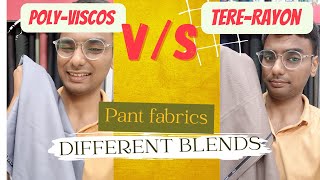 Poly Viscose vs Tere Rayon Your Ultimate Fabric Guide  Cotton vs Viscose  Rayon vs Cotton  lycra [upl. by Arrat]