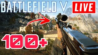 LIVE  Battlefield V Multiplayer 100 Selbstlader 1916 END 55 FOV amp 2080 Sensitivity Settings 2024 [upl. by Atauqal84]