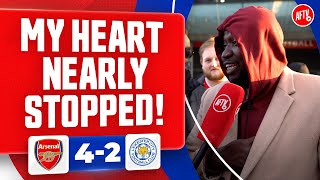 My Heart Nearly Stopped Stricto  Arsenal 42 Leicester [upl. by Adah]