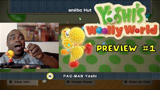 AWESOME AMIIBO Yoshis Wooly World Preview 1 Wii U [upl. by Irrep]