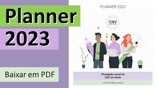 Planner 2023 em PDF para Download Gratuito se você quiser [upl. by Ursal]