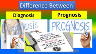 Difference Between Diagnosis and Prognosis [upl. by Tadd92]