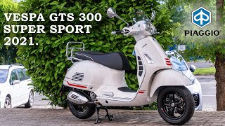 Vespa GTS SuperSport 300 HPE 2021 Walkaround Starting Sound All Details [upl. by Nnylsia921]