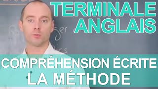 Compréhension écrite  La méthode  ANGLAIS  Terminale  Les Bons Profs [upl. by Mallin]