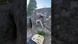 Lil’ V1 Warmup in Tahoe bouldering [upl. by Hegyera]