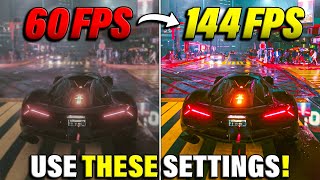 Cyberpunk 2077 20 BEST Settings for FPS amp Quality InDepth Optimization Guide [upl. by Ahsekyt]