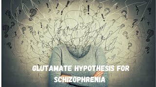 Glutamate Hypothesis For Schizophrenia [upl. by Gleich]