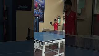 teknik pukulan forehand tenis meja pemula shortsfound shorts thepingpongvideo [upl. by Enyrat]