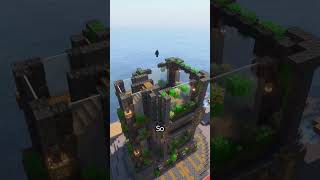 Deepslate Tower Dark Academia  Minecraft  Build Bytes minecraft minecraftsurvival [upl. by Sueaddaht]