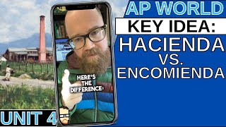 ENCOMIENDAS vs HACIENDAS apworld apworldhistory APexams [upl. by Lahsram328]