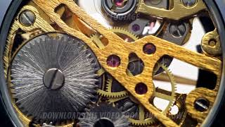 Mechanical drive watches gears in the clock [upl. by Araet]