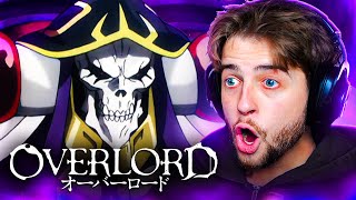 FIRST TIME WATCHING OVERLORD Episode 1 Reaction [upl. by Brandea]