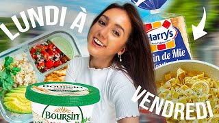 5 IDÉES DE REPAS DU LUNDI AU VENDREDI faciles amp rapides [upl. by Xena375]