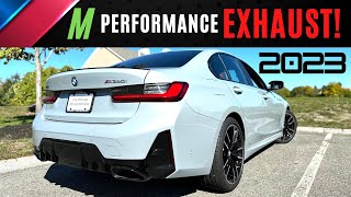 NEW 2023 M340i W BMW M Performance EXHAUST You HAVE to HEAR THIS [upl. by Ayoj]