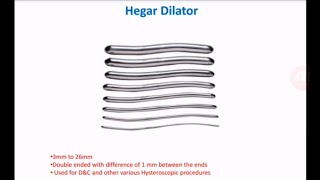 HEGAR Dilator RKOT surgical instruments  operation Theatre ￼ [upl. by Oza840]